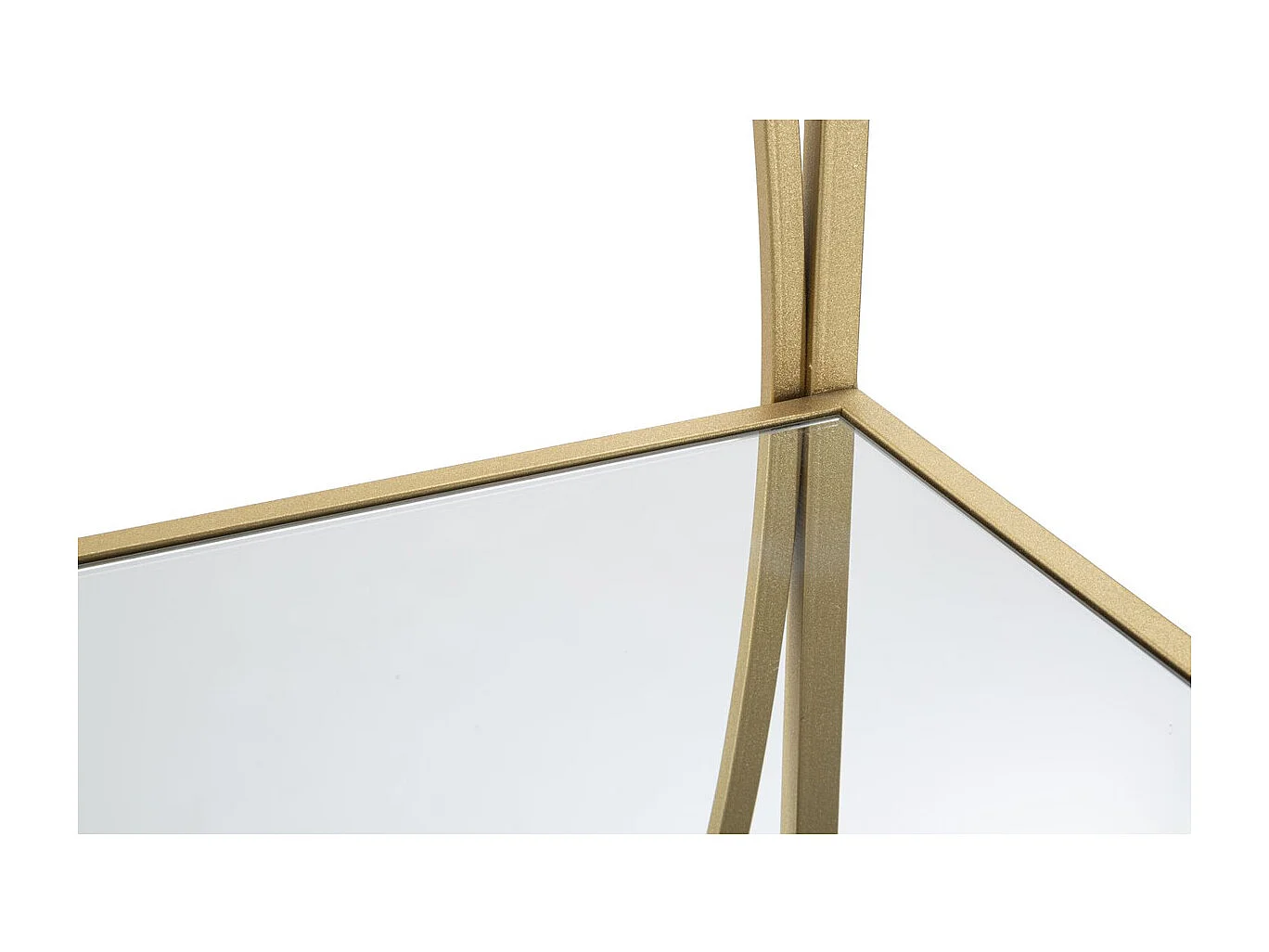 Bibliothèque VKH219, Or, 90x38x180 cm, Kendra Home