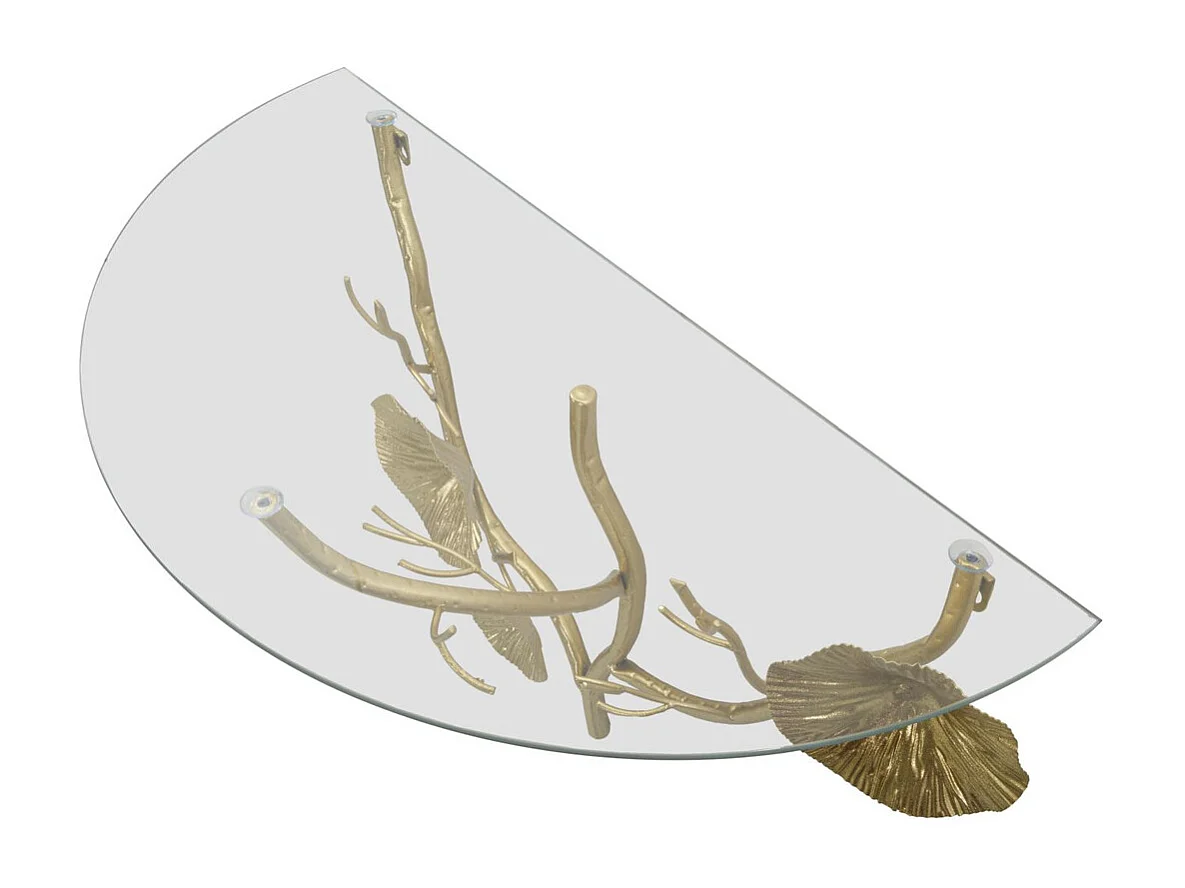 Estante Hoja 58, Oro, 60x30x40 cm, Kendra Home