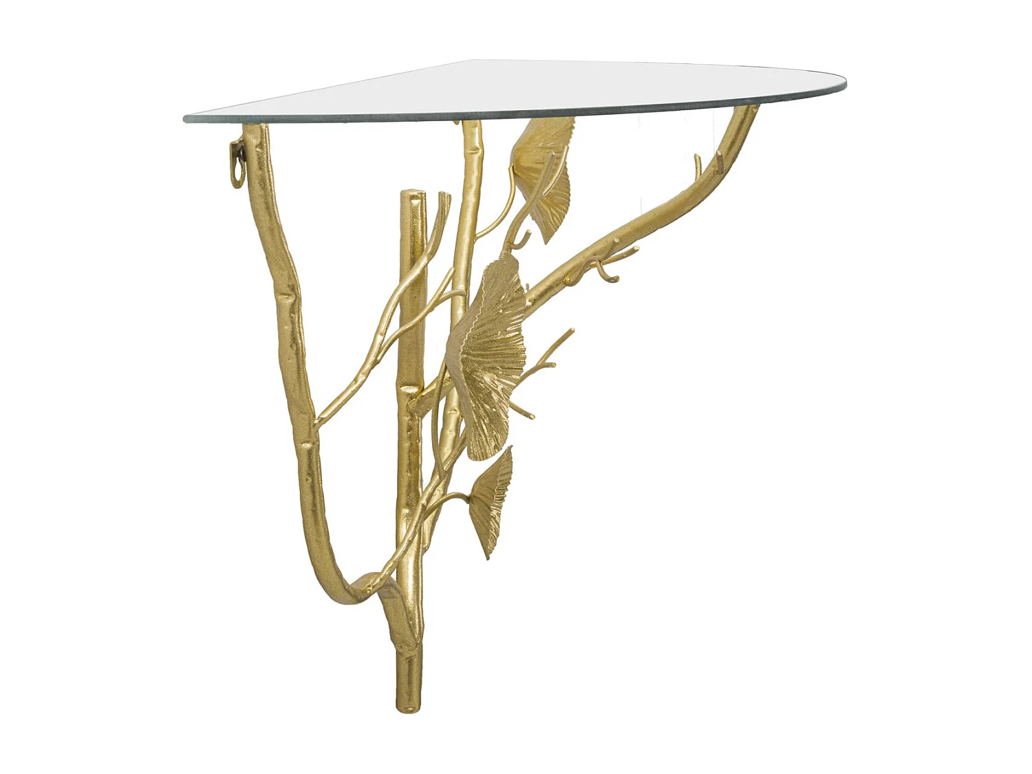 Estante Hoja 58, Oro, 60x30x40 cm, Kendra Home