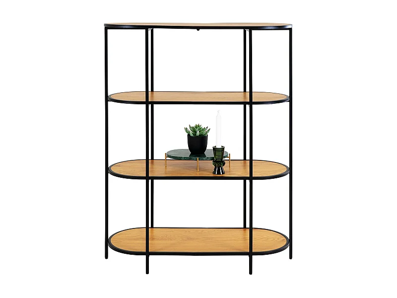 Estante Vita, Castanho, 36x85x111 cm, Kendra Home