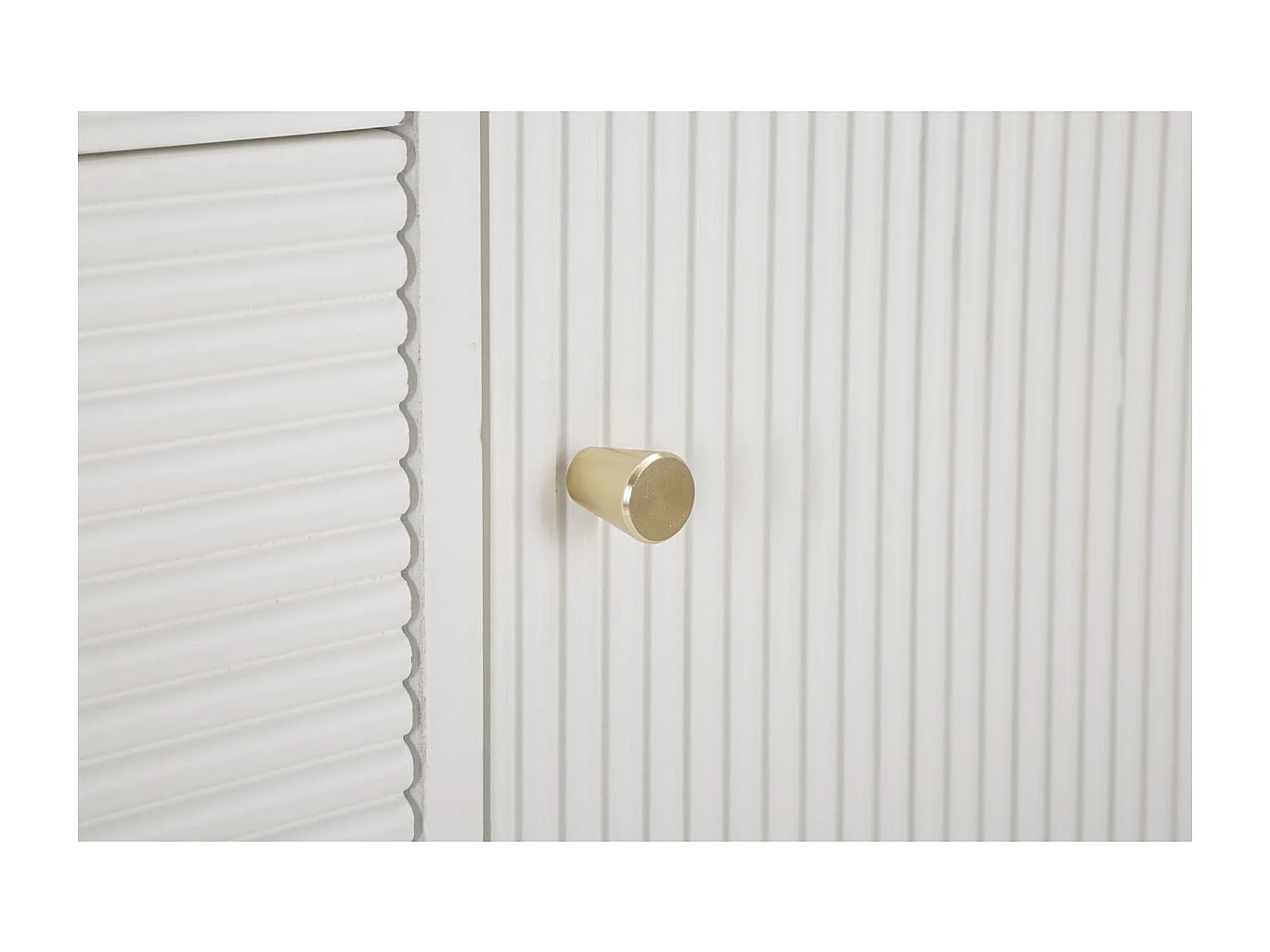 Buffet VKH24, Blanc, 117x37x90 cm, Kendra Home