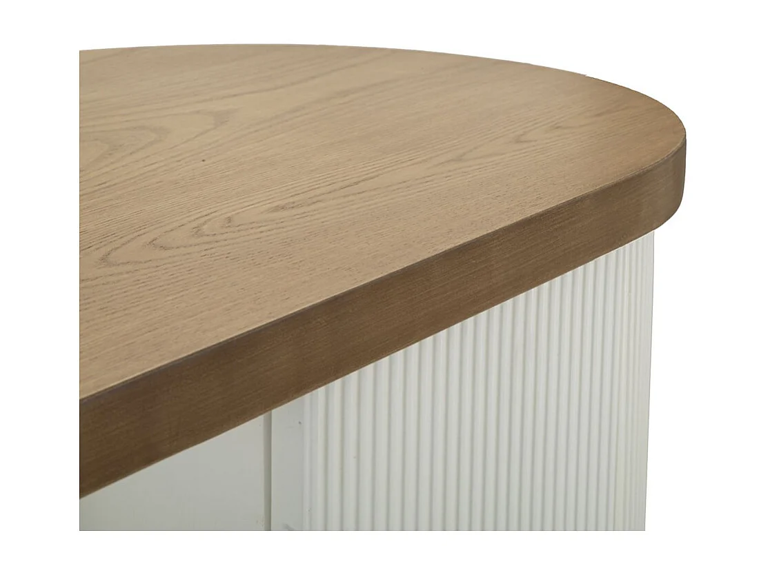 Buffet VKH27, Blanc, 121x41x90 cm, Kendra Home