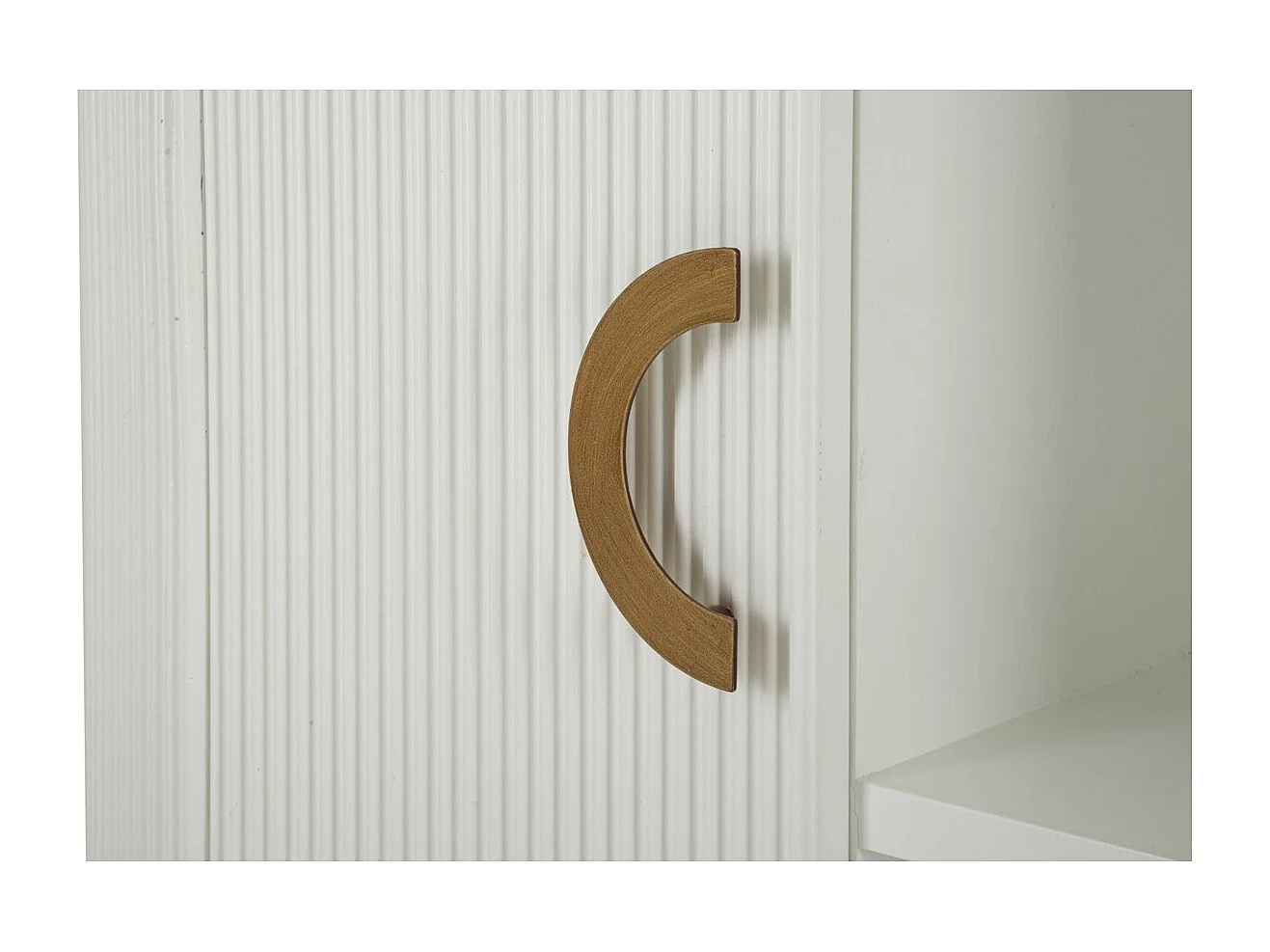 Buffet VKH27, Blanc, 121x41x90 cm, Kendra Home
