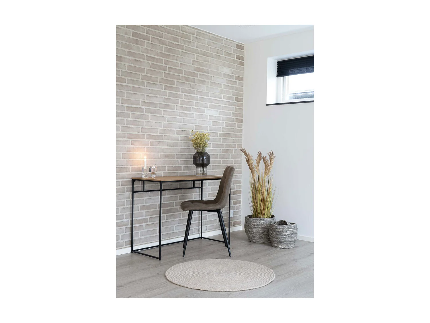 Escritorio Vita, Marrón, 45x100x75 cm, Kendra Home