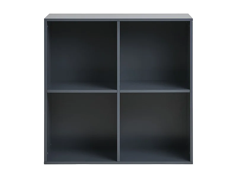 Regal Horne, Grau, 30x69x69 cm, Kendra Home