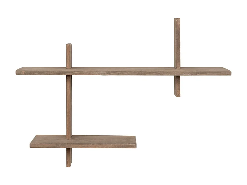 Plank Ovada, Bruin, 15x60x44 cm, Kendra Home