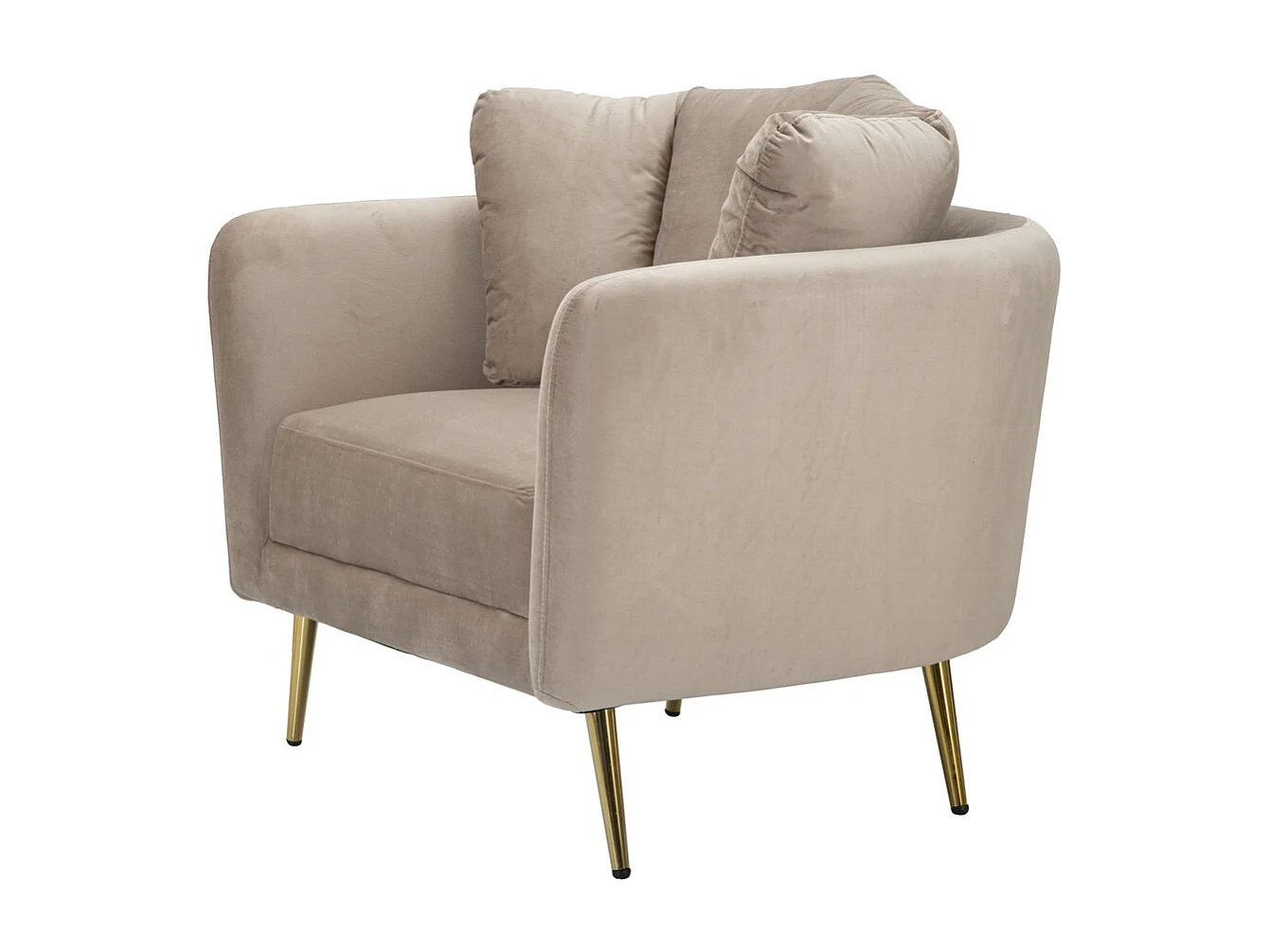 Fauteuil VKH325, Grijs, 88x77x74 cm, Kendra Home