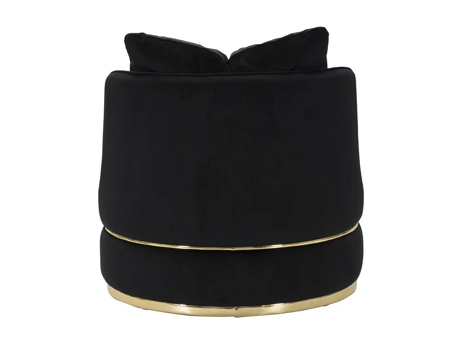 Fauteuil VKH309, Noir, 84x84x72 cm, Kendra Home