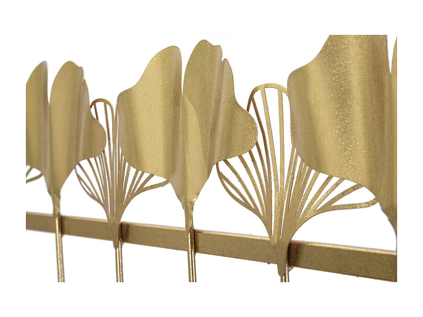 Muurhangers Blad 8, Goud, 66,2x6x26,3 cm, Kendra Home