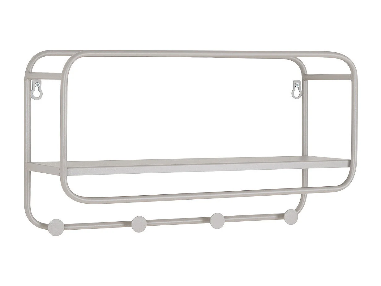 Muurhangers Feira, Grijs, 15x45x25 cm, Kendra Home