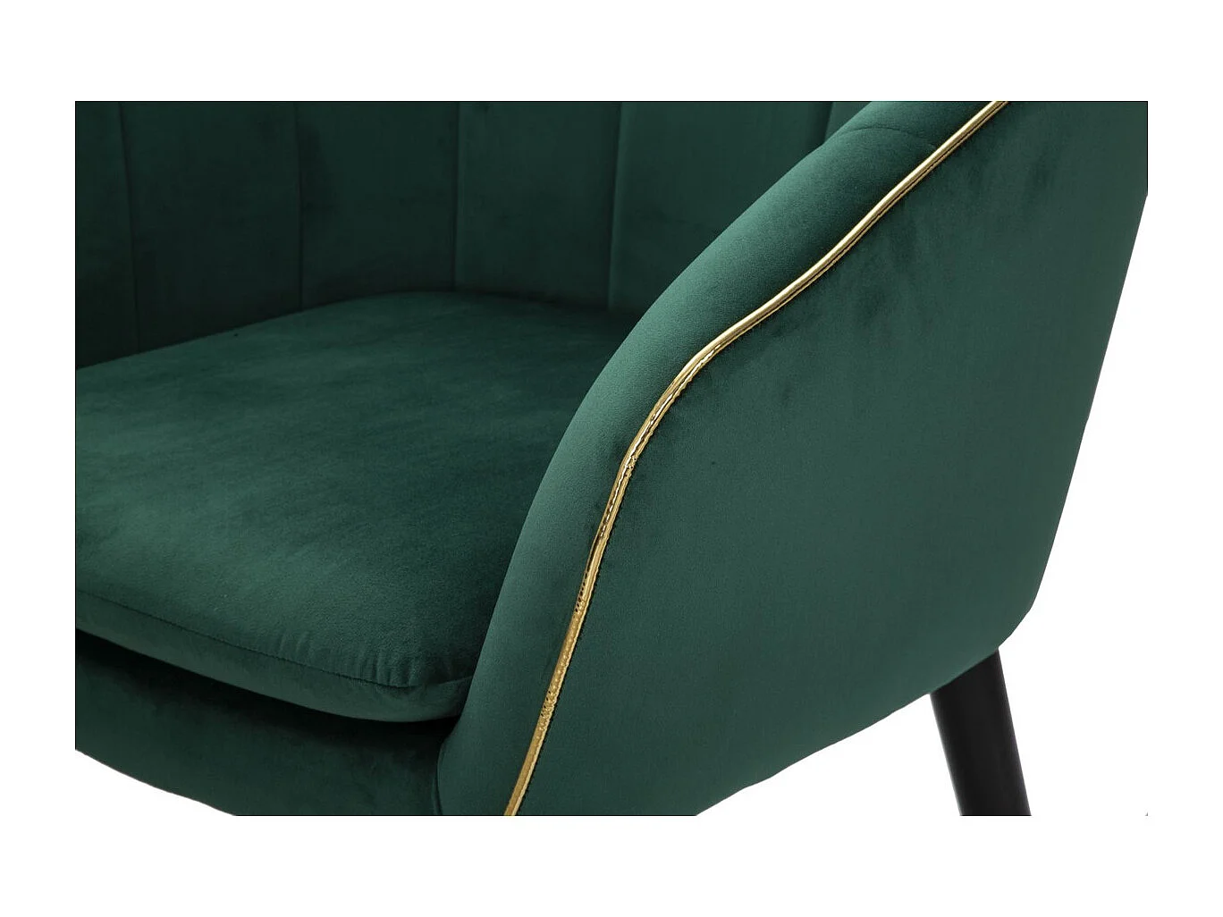 Fauteuil VKH319, Groen, 62x58x78 cm, Kendra Home