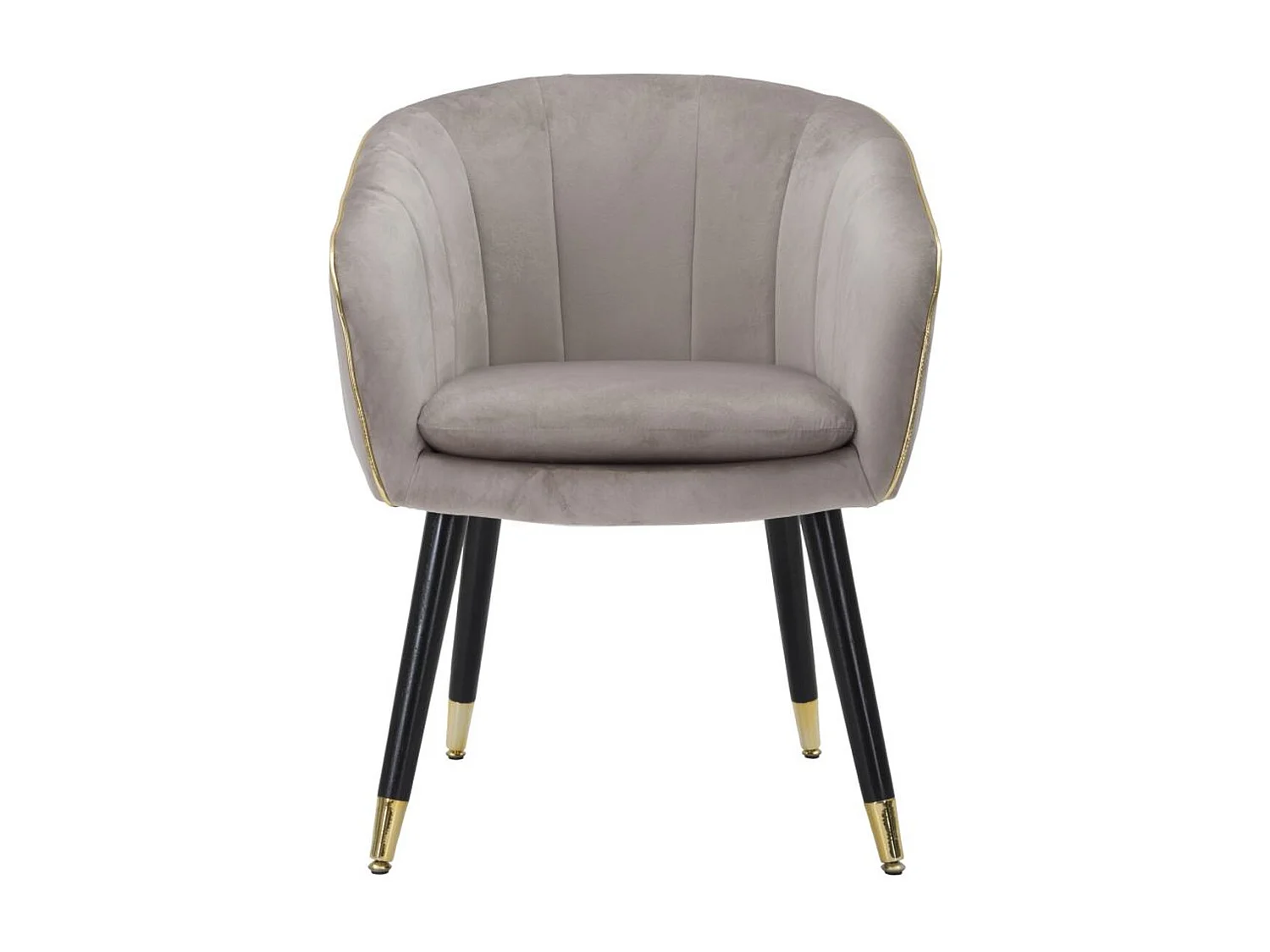 Fauteuil VKH316, Grijs, 62x58x78 cm, Kendra Home