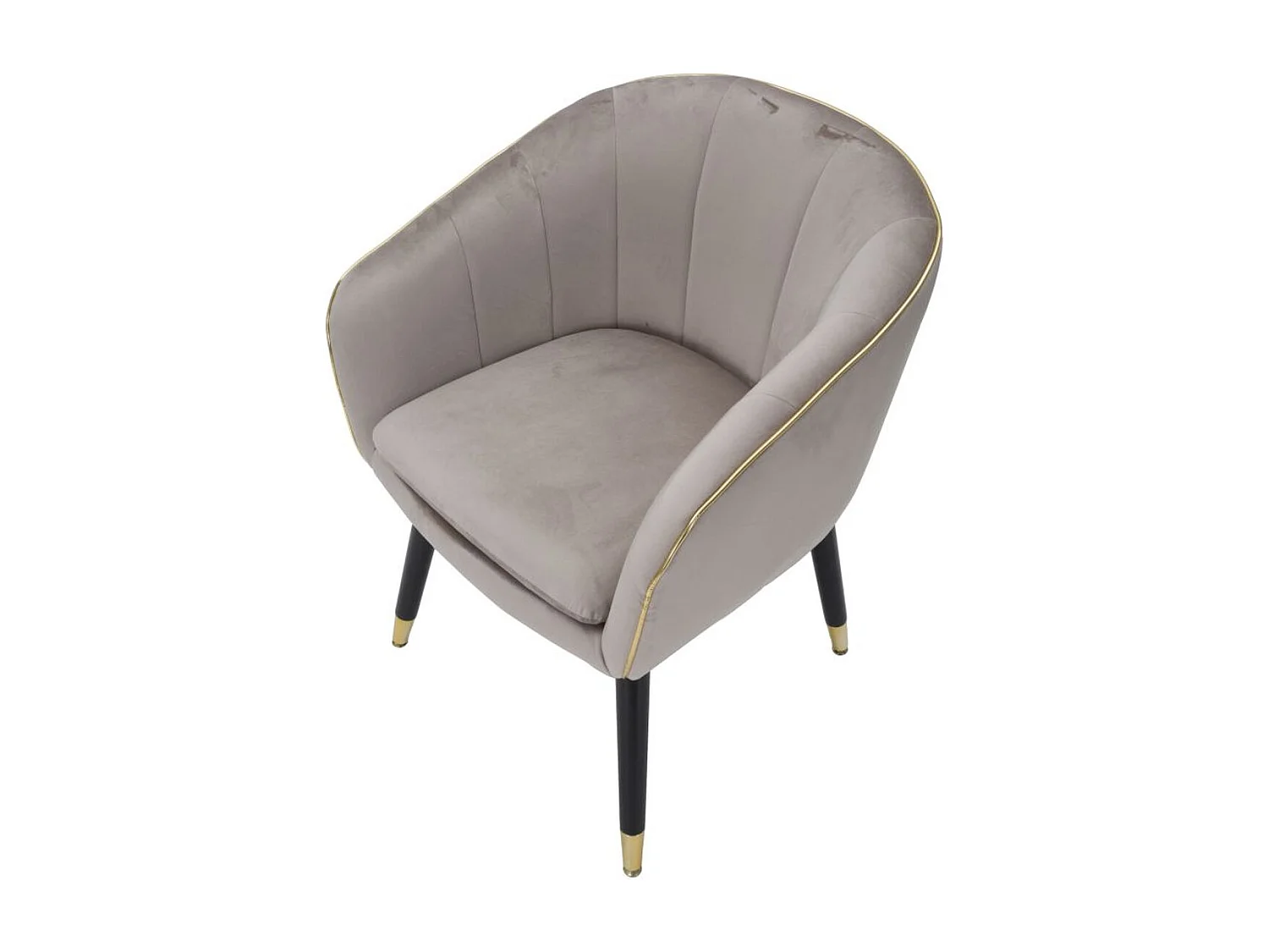 Fauteuil VKH316, Grijs, 62x58x78 cm, Kendra Home