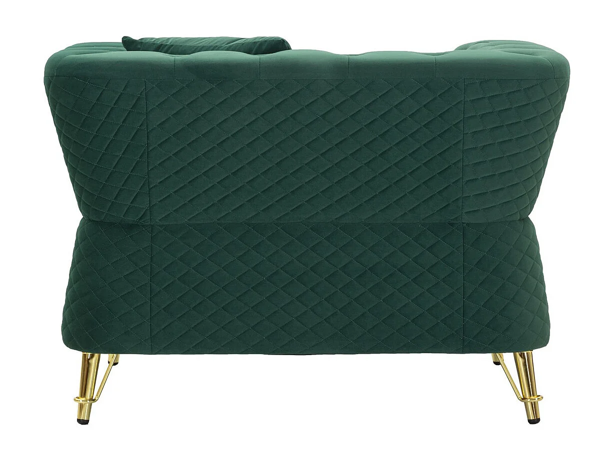 Fauteuil VKH321, Groen, 104x83x76 cm, Kendra Home