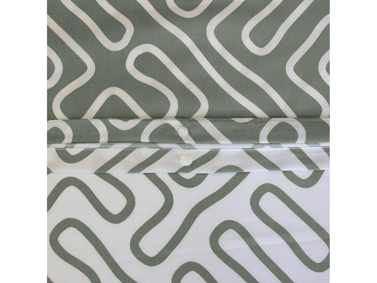 Ropa de cama de microfibra reversibles con estampado de laberinto