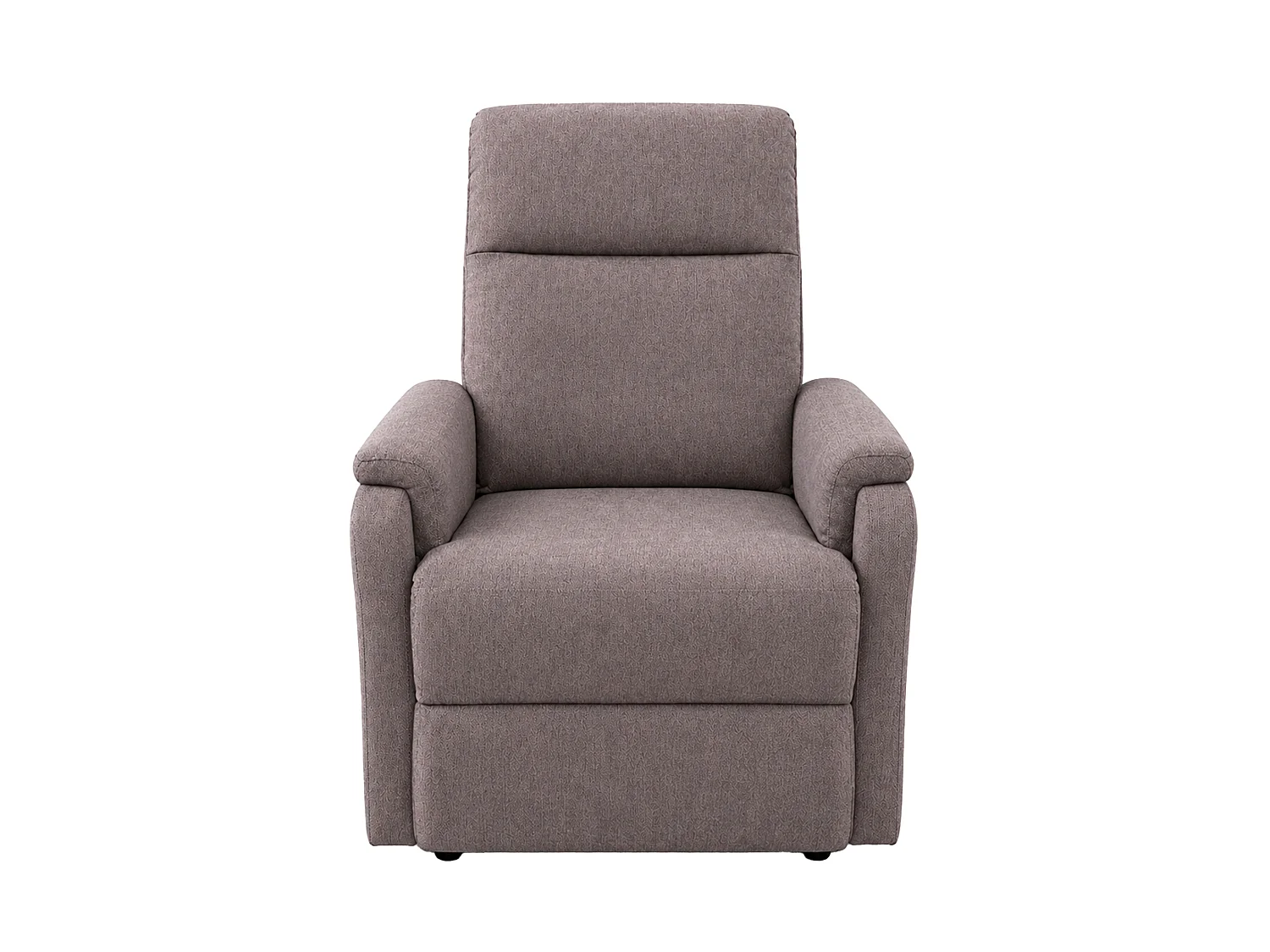Sillón relax reclinable con sistema de palanca lateral de tela en color beige Roid