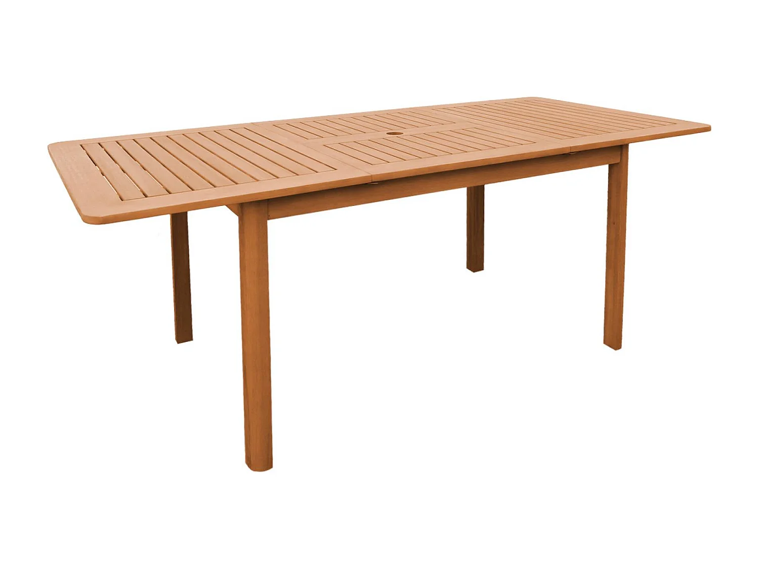 Tavolo da giardino estensibile in legno di eucalipto, 4-6 posti,