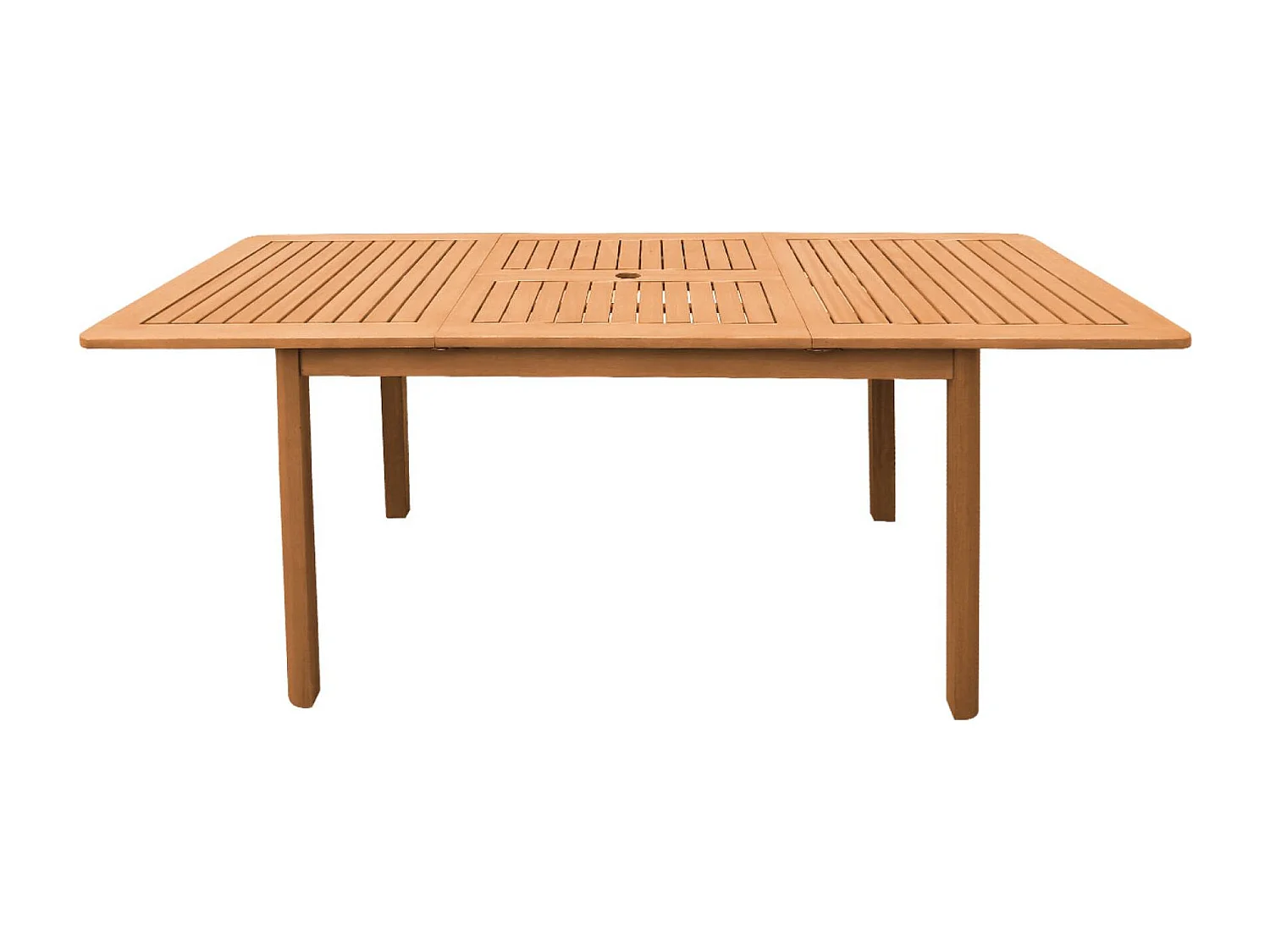 Tavolo da giardino estensibile in legno di eucalipto, 4-6 posti,