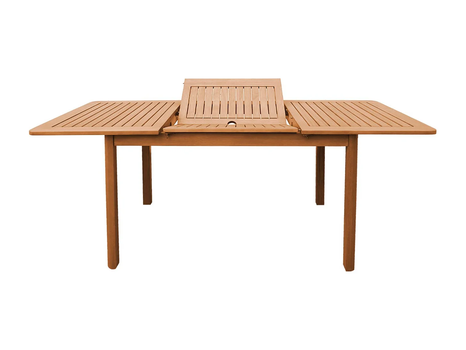 Tavolo da giardino estensibile in legno di eucalipto, 4-6 posti,