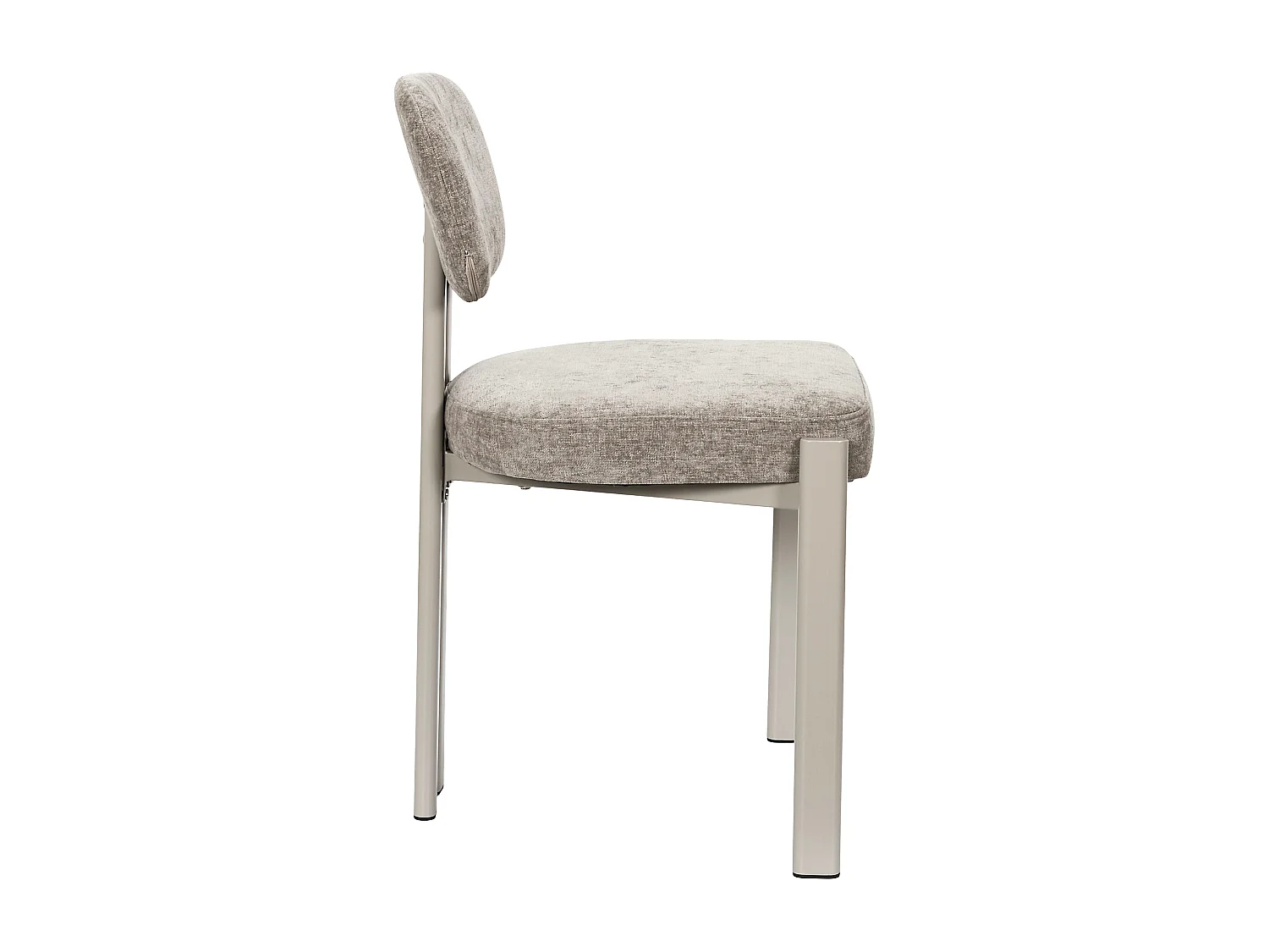 Chaise Design Emilia Taupe - Lot De 2 Gris