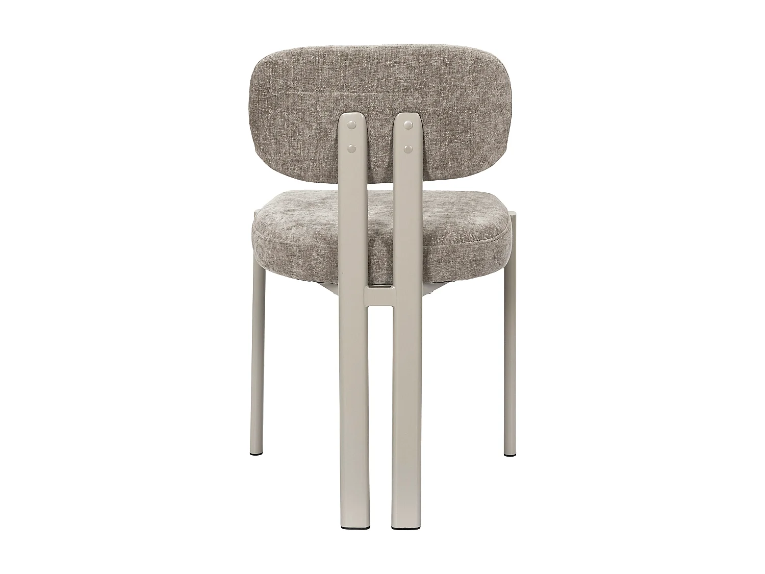 Chaise Design Emilia Taupe - Lot De 2 Gris