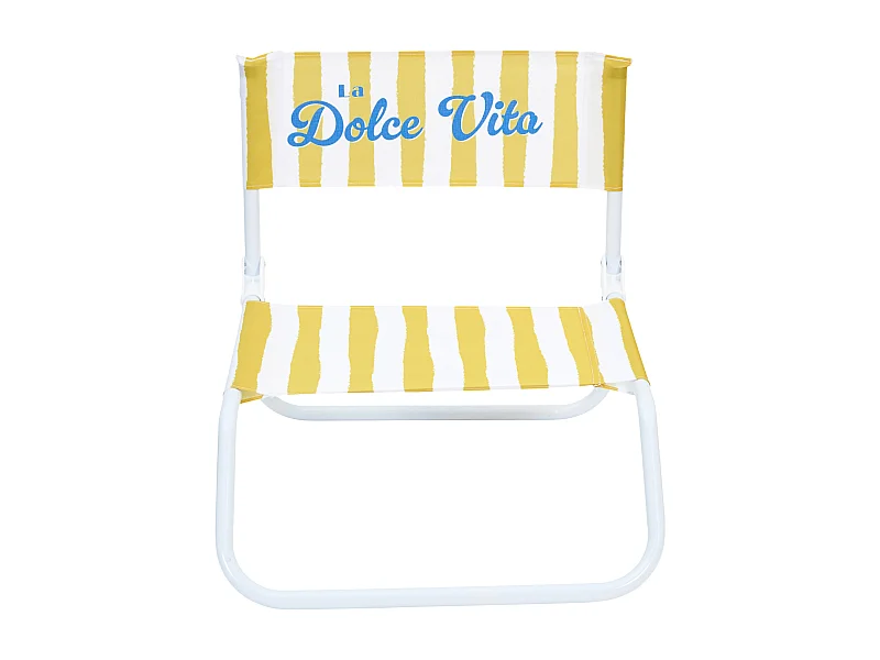 Chaise De Plage Dolce Vita Jaune - Lot De 6 Jaune
