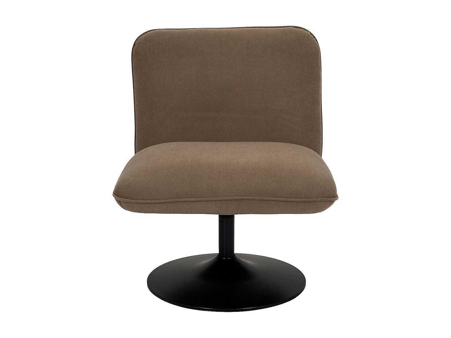 Fauteuil - HOME DECO FACTORY - Jules - Chic - Pivotant - Marron