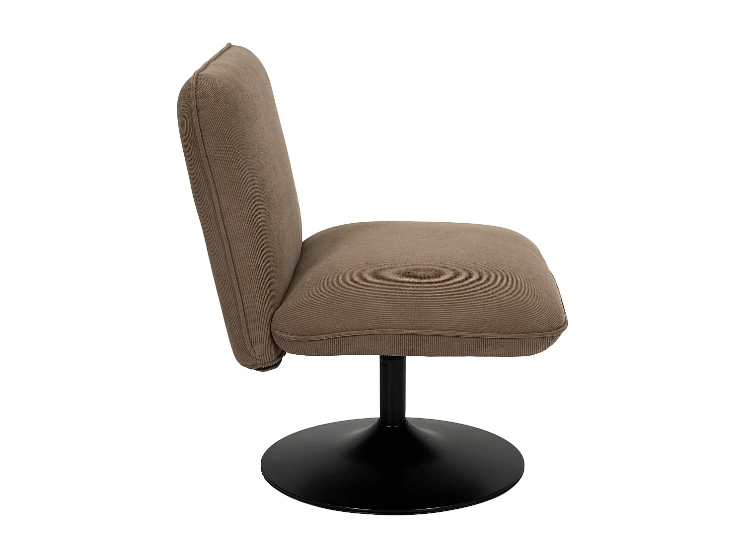 Fauteuil - HOME DECO FACTORY - Jules - Chic - Pivotant - Marron