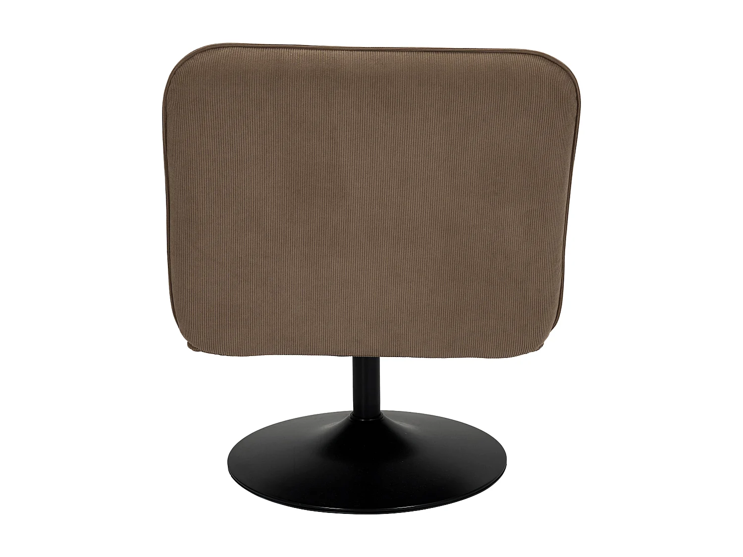 Fauteuil - HOME DECO FACTORY - Jules - Chic - Pivotant - Marron