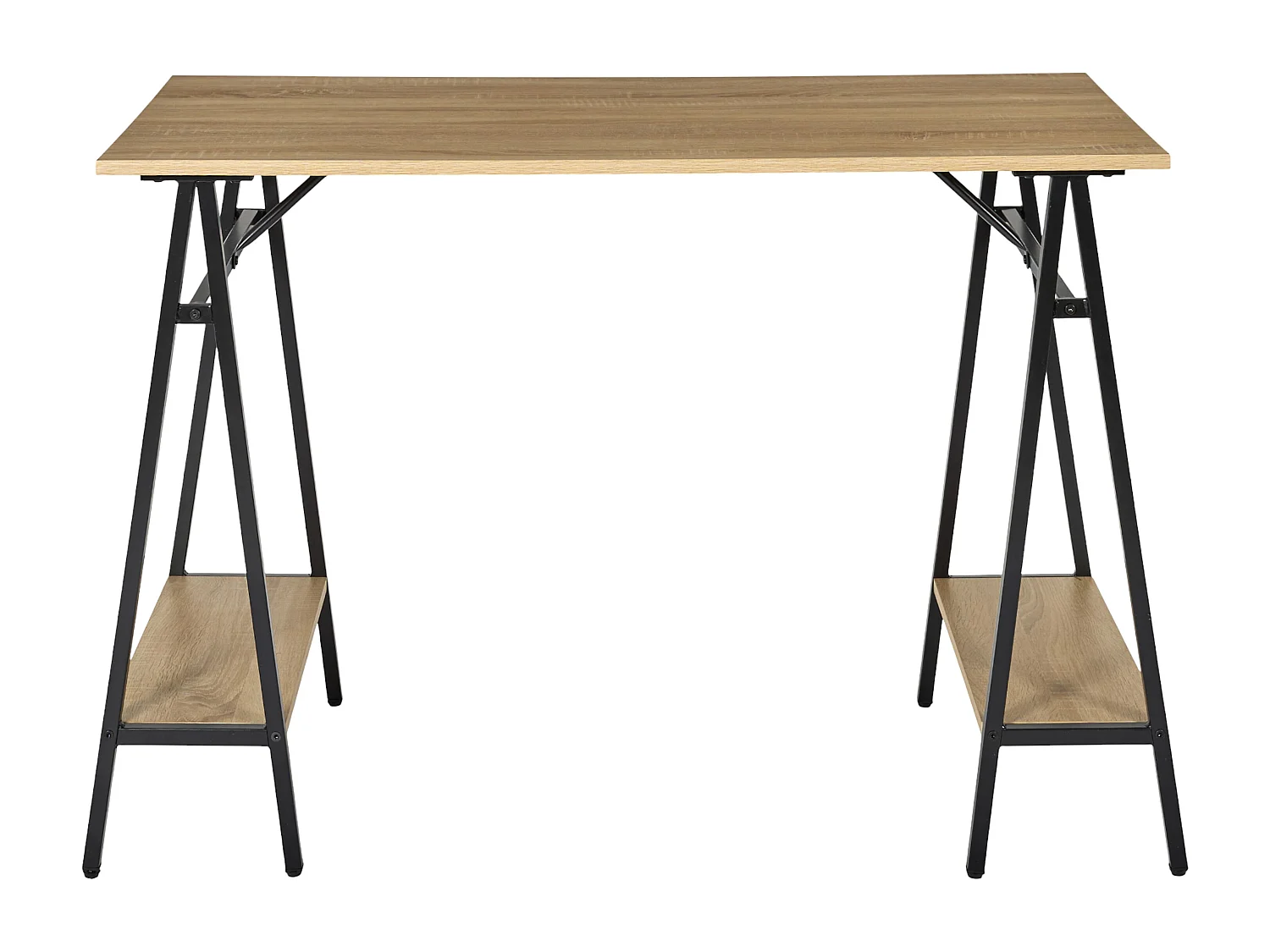 Bureau Architecte "Loka" 110cm Marron