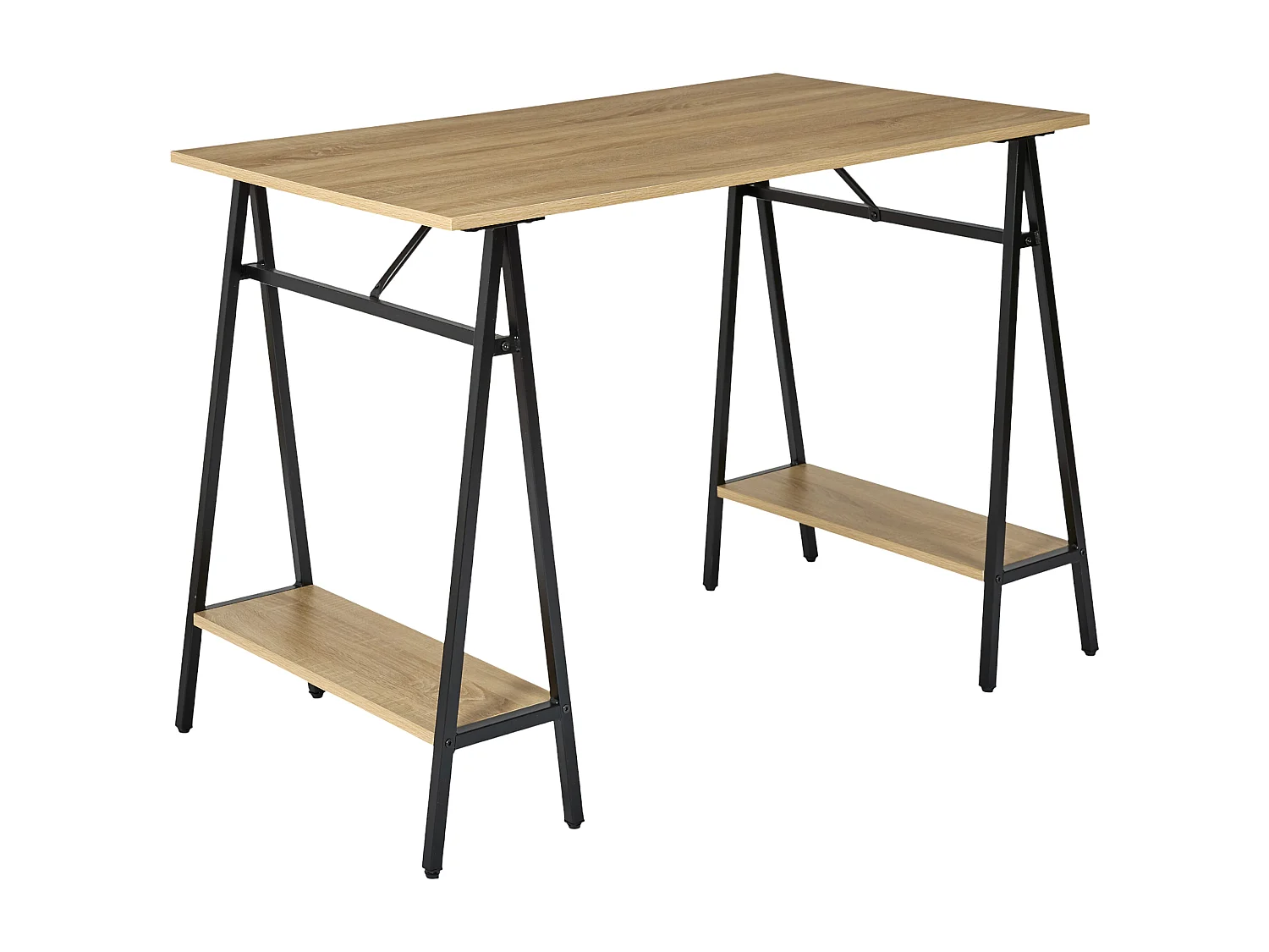 Bureau Architecte "Loka" 110cm Marron