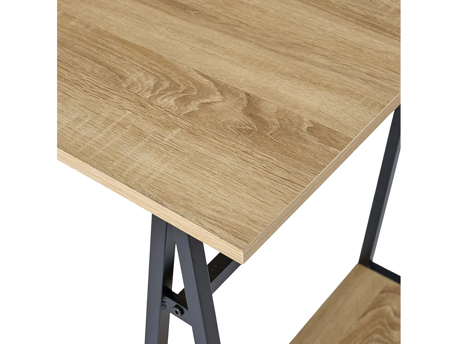 Bureau Architecte "Loka" 110cm Marron