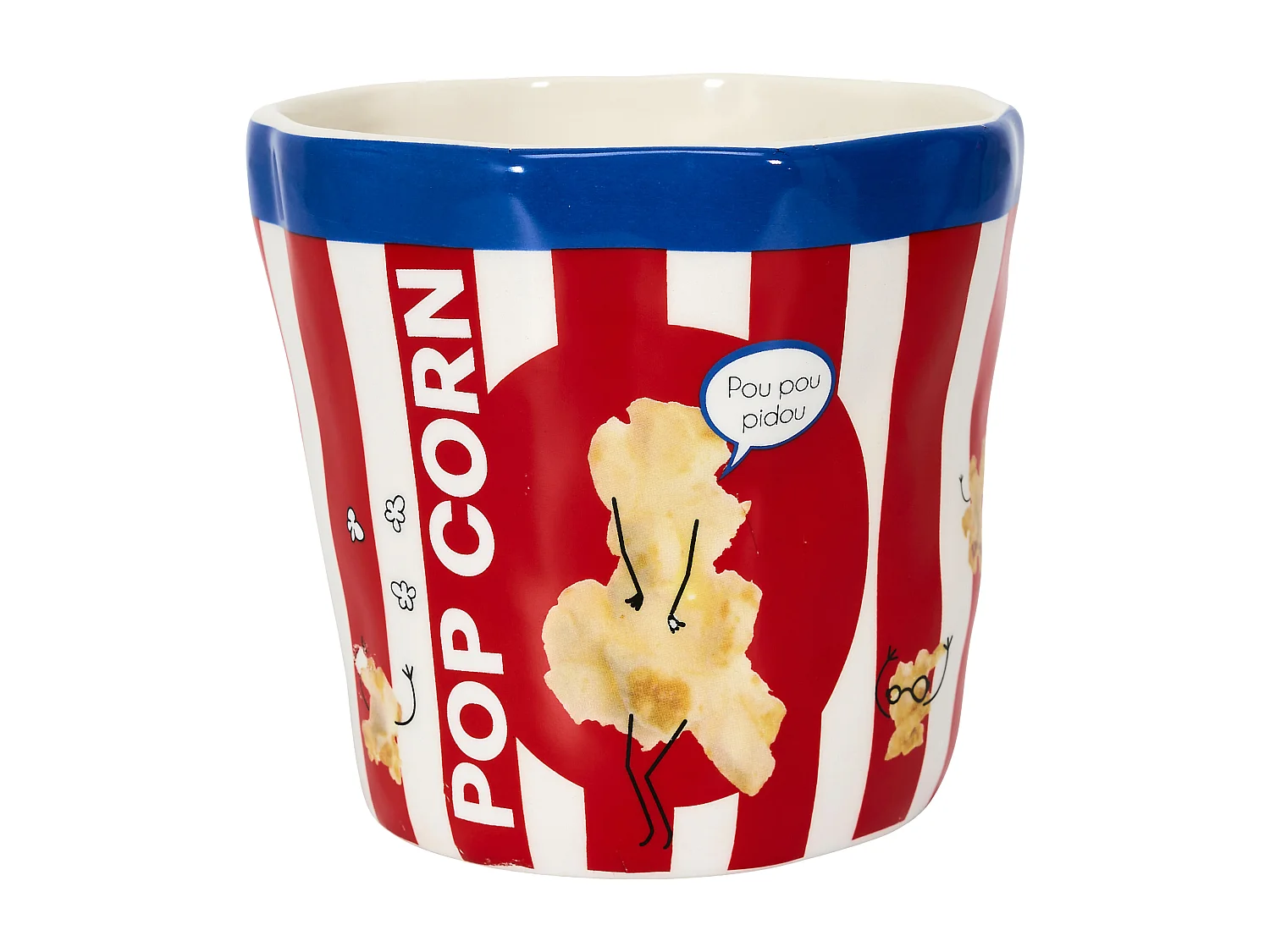 Paquet De Popcorn En Ceramique H14cm Multicolore