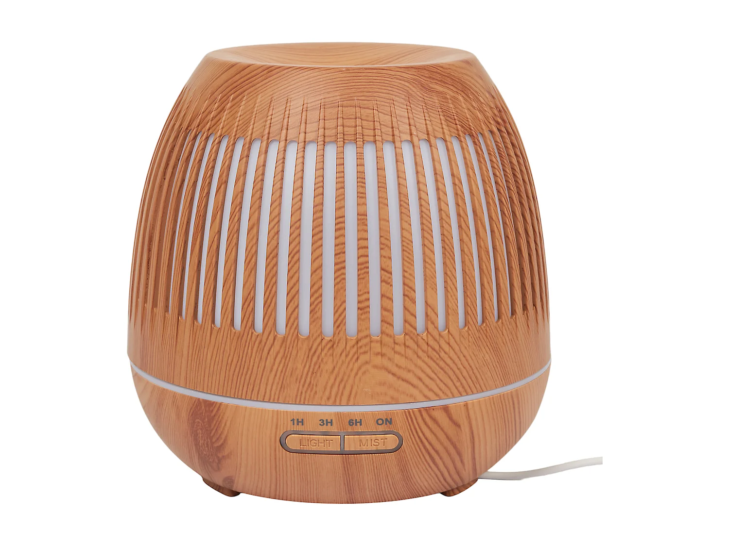 Diffuseur - HOME DECO FACTORY - Lantern - Huiles Essentielles - LED - Marron