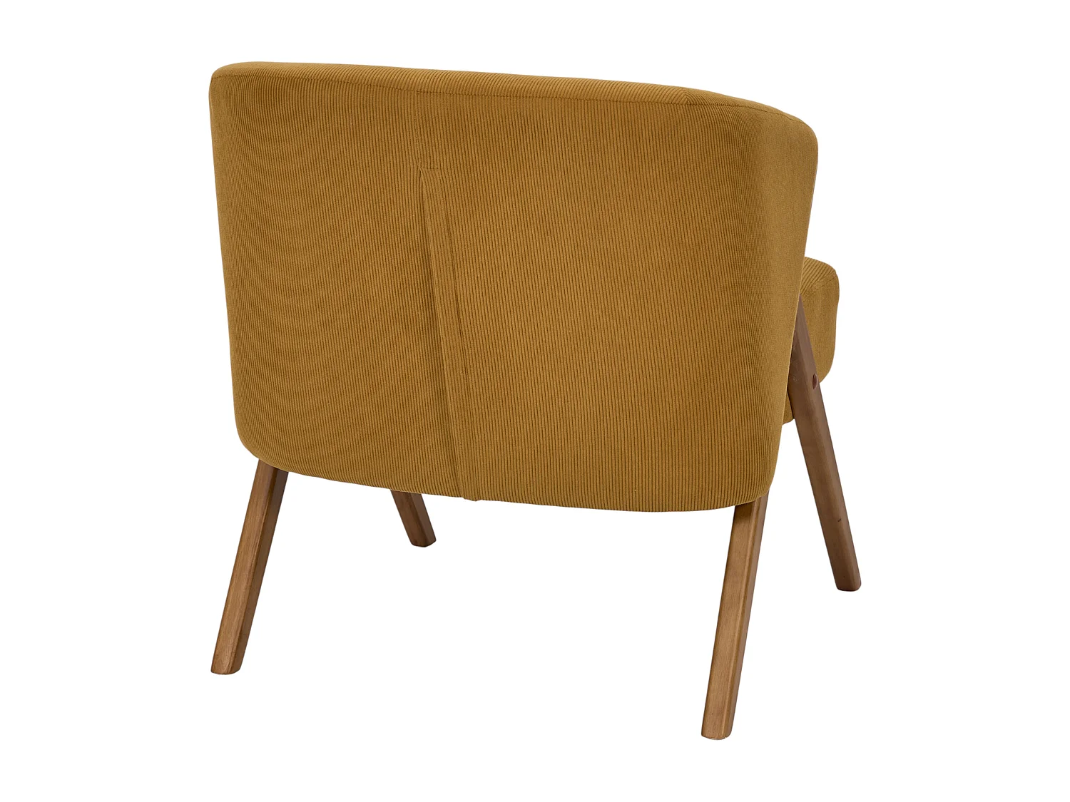 Fauteuil - HOME DECO FACTORY - Jules - Design Rétro Chic - Jaune