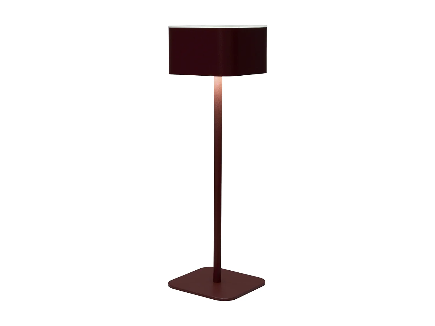 Lampe - HOME DECO FACTORY - TERRA - Rechargeable - Tactile - Rouge