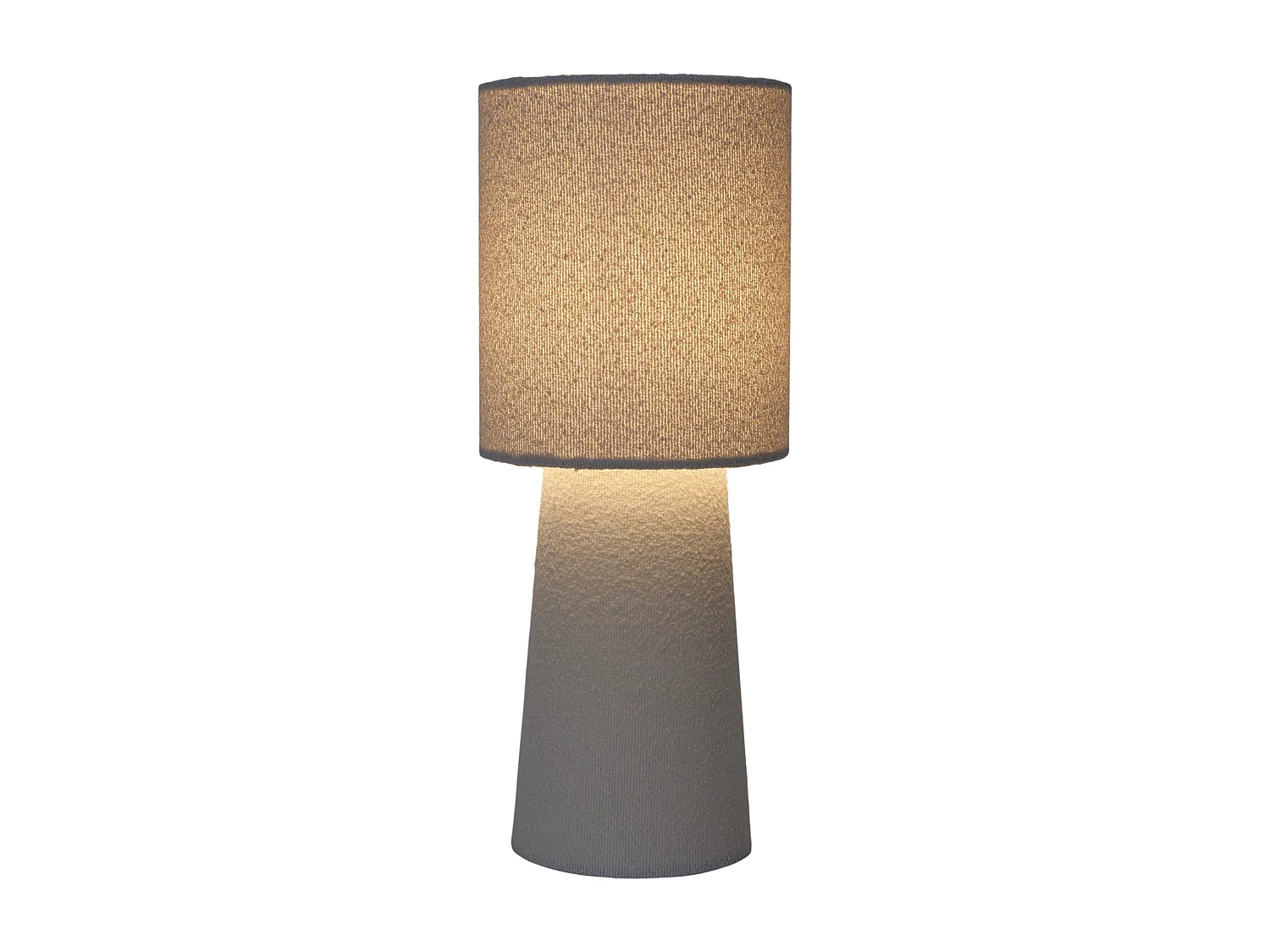 Lampe - HOME DECO FACTORY - Velours - Élégante - Beige