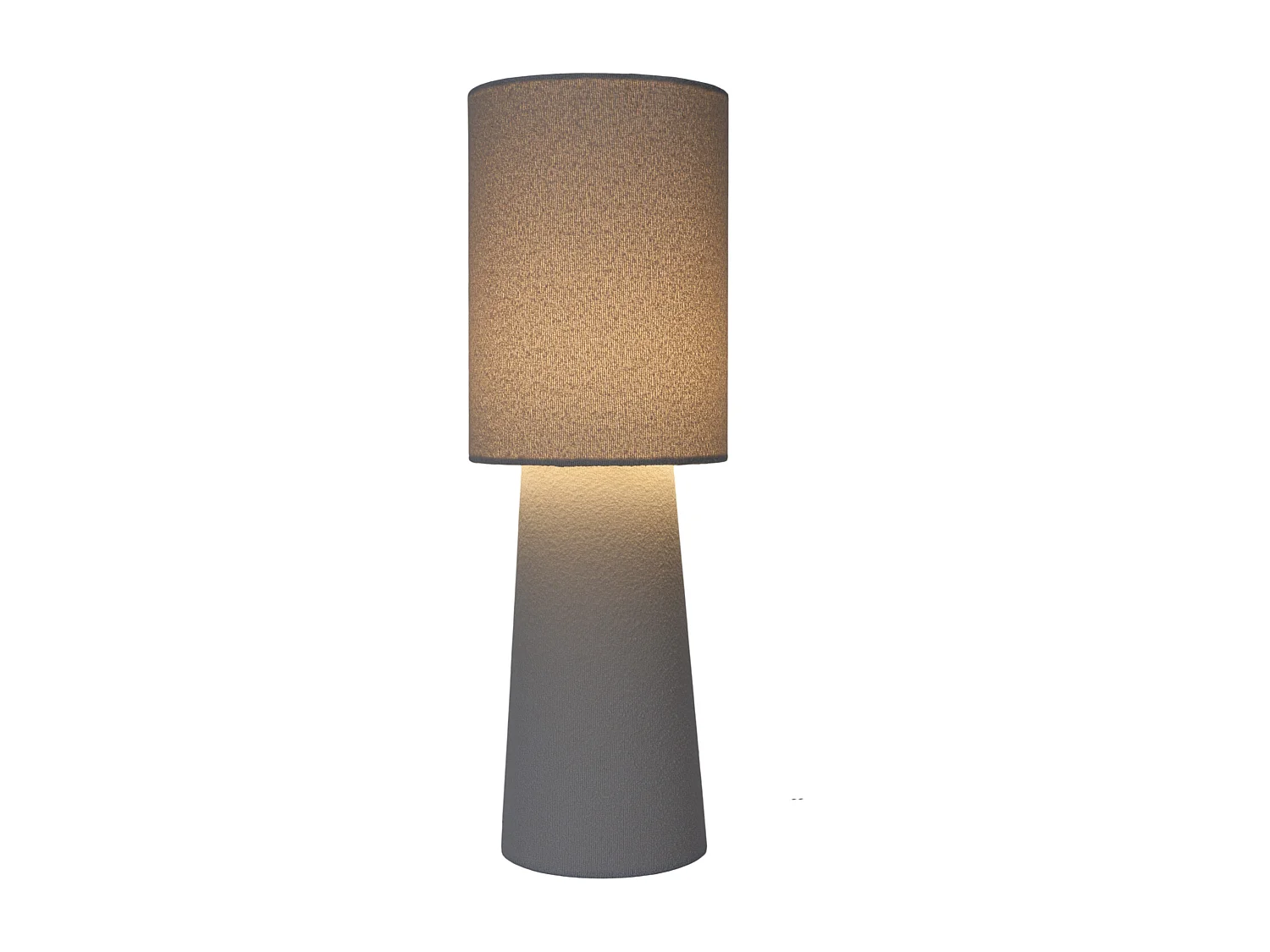 Lampe - HOME DECO FACTORY - Velours - Élégante - Beige