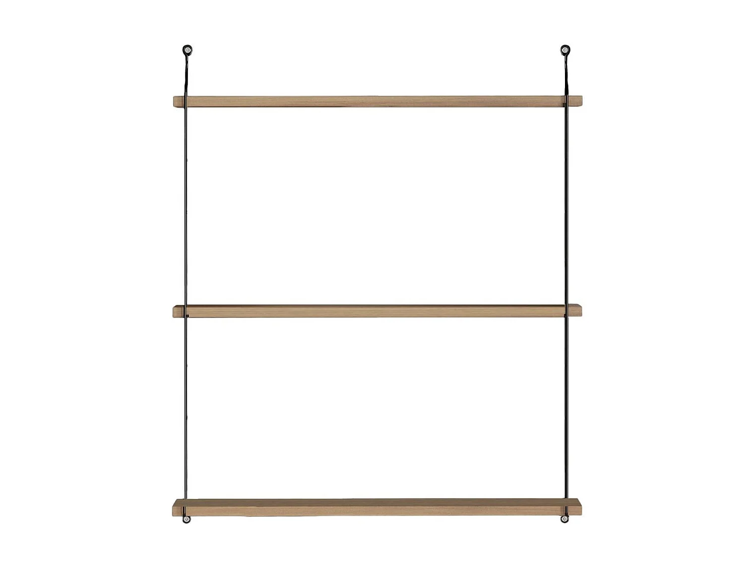 Etagère murale 3 niveaux effet bois 72 cm - Como