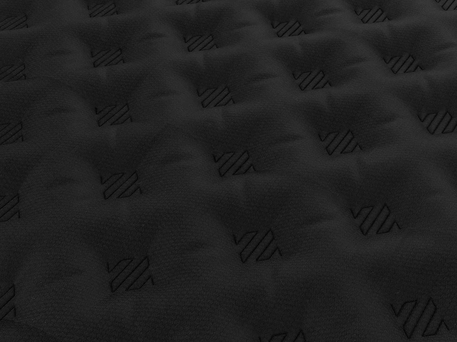 Matelas 140 x 190 cm hybride ressorts ensachés, surmatelas intégré et coutil noir ép.30cm - GAMIANI de YSMÉE