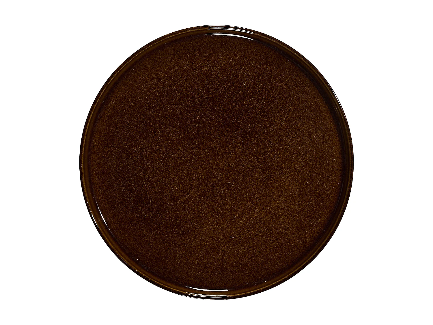 Lot de 6 Assiettes - HOME DECO FACTORY - Élégantes - Marron