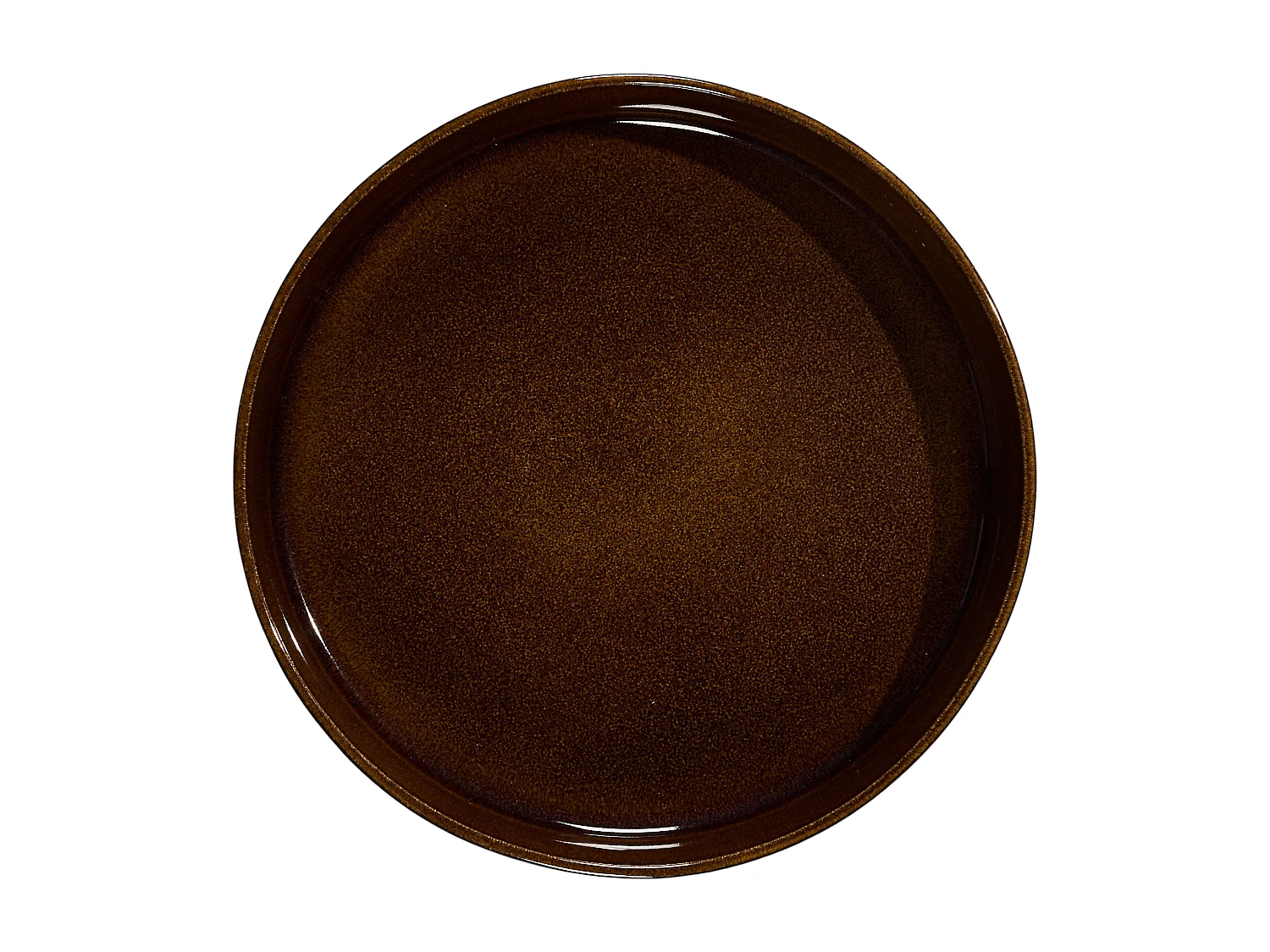Lot de 6 Assiettes Creuses - HOME DECO FACTORY - Marron - Pratiques et Esthétiques