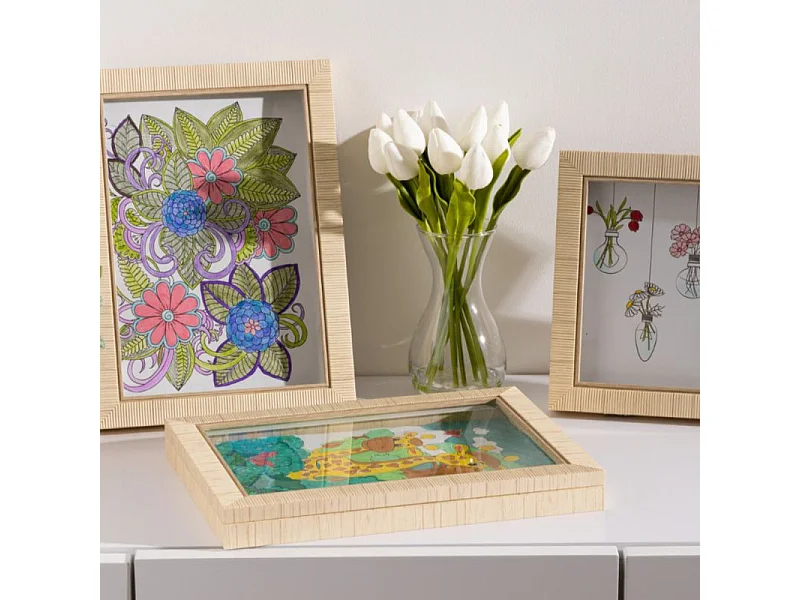 Cadre à Dessins A4 "Théa" 24x33cm Naturel