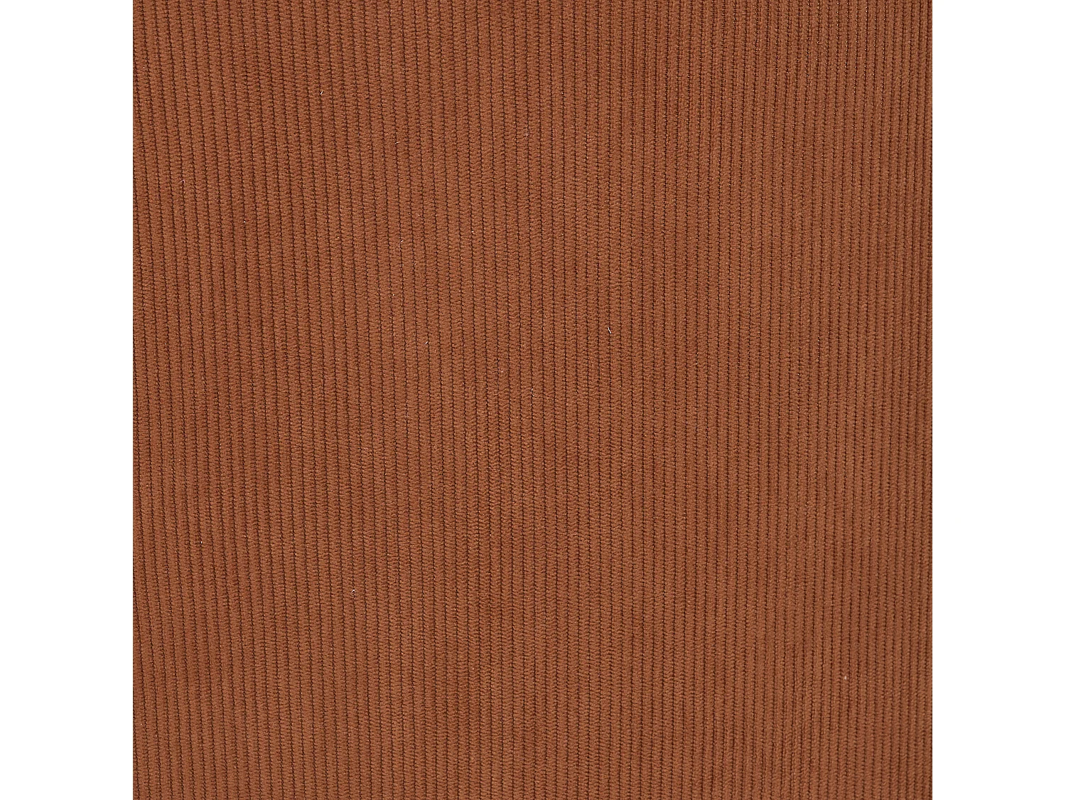 Fauteuil - HOME DECO FACTORY - Jules - Côtelé - Confortable - Terracotta