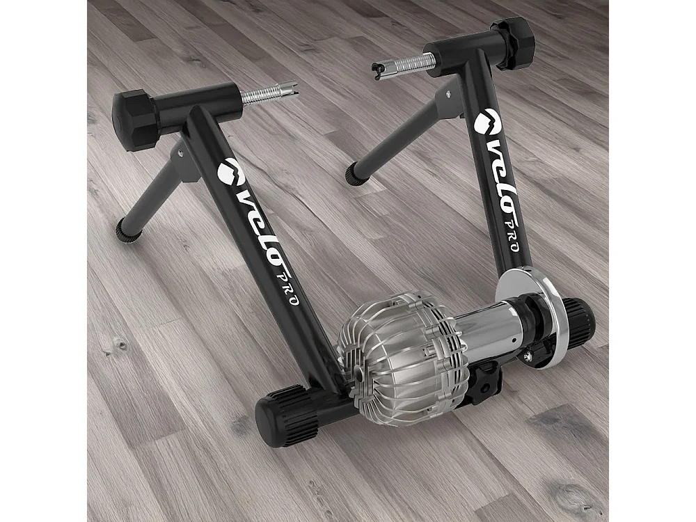Fluid Turbo Trainer Indendørs cykeltræner racercykler og mountainbikes Sort