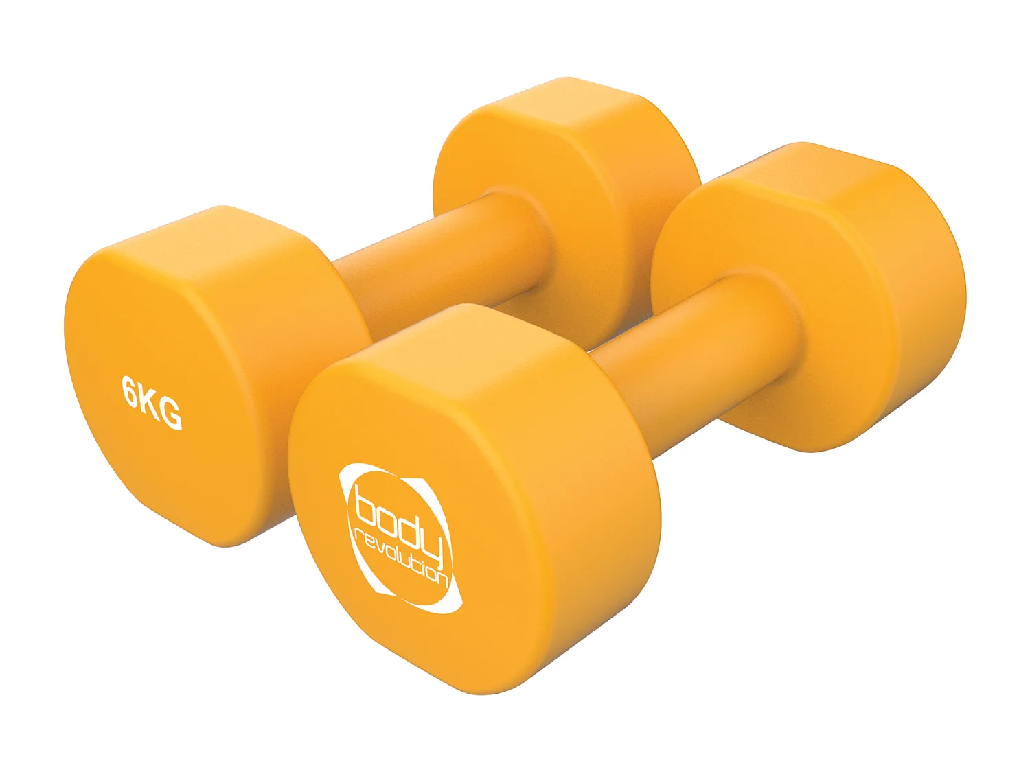 2 x 6 kg neopren håndvægte