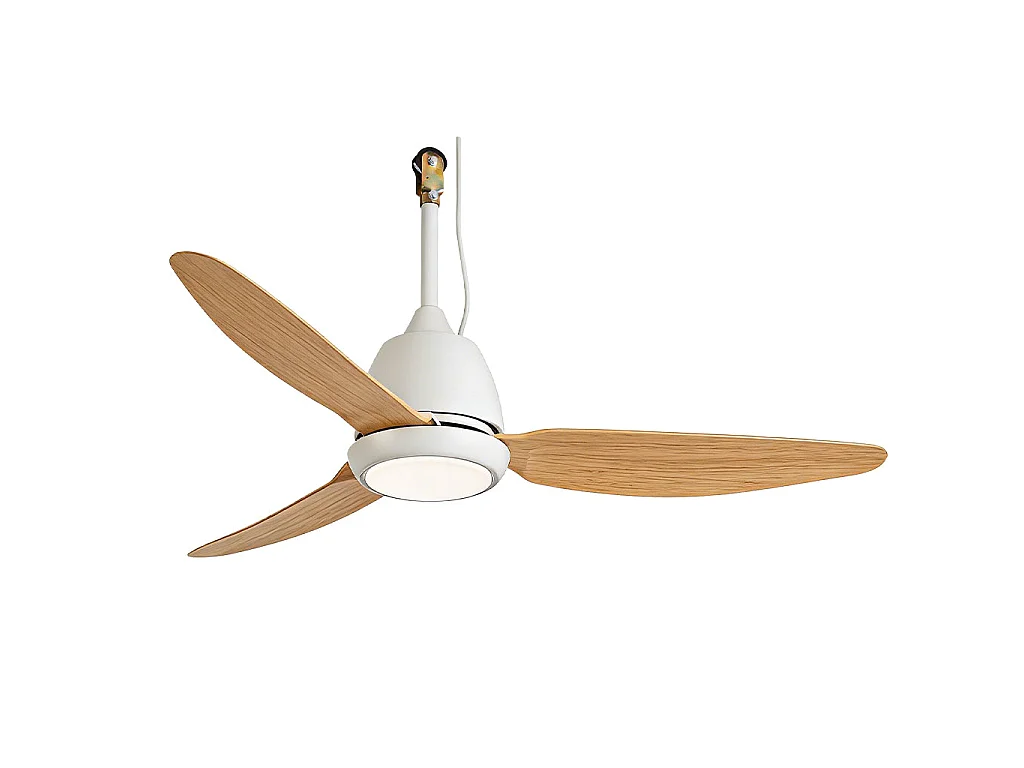Ventilateur Plafond LED CORALI D106CM Effet bois