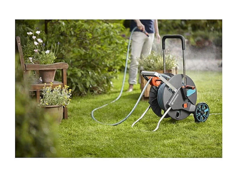 Dévidoir sur roues CleverRoll L équipé 30 m - Résistant contre le gel