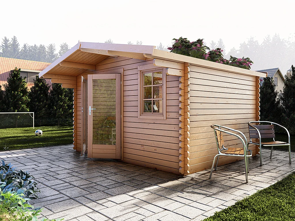 Studio de jardin en bois 16,15 m² - Epaisseur 40 mm - LICASA