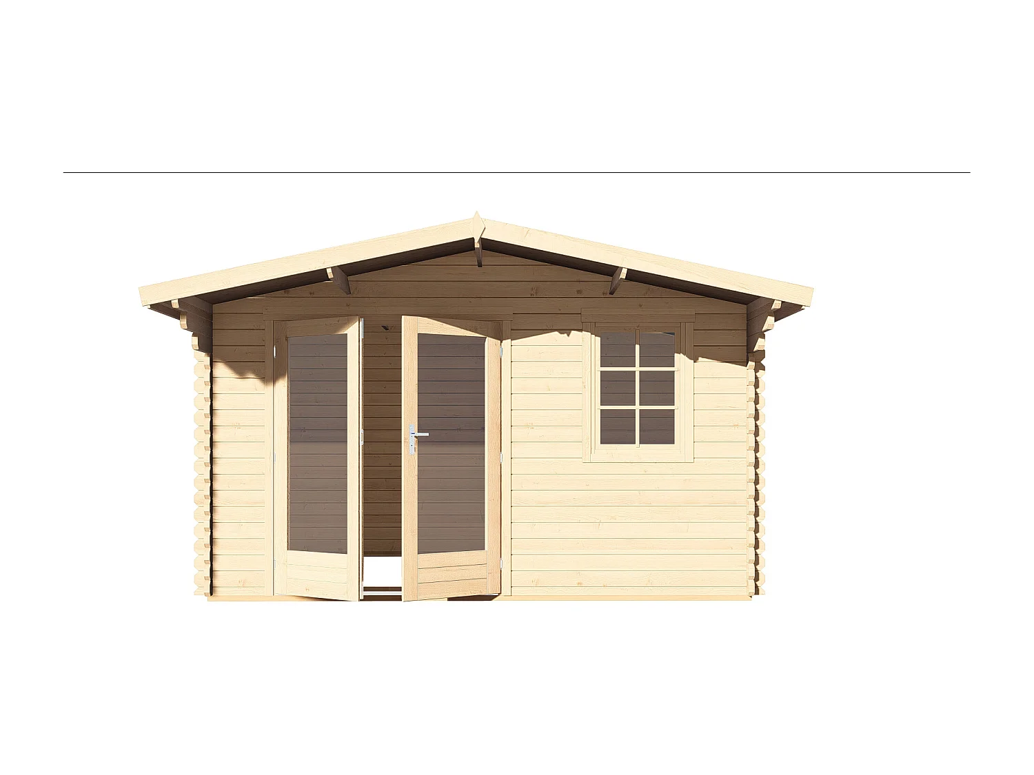 Studio de jardin en bois 16,15 m² - Epaisseur 40 mm - LICASA